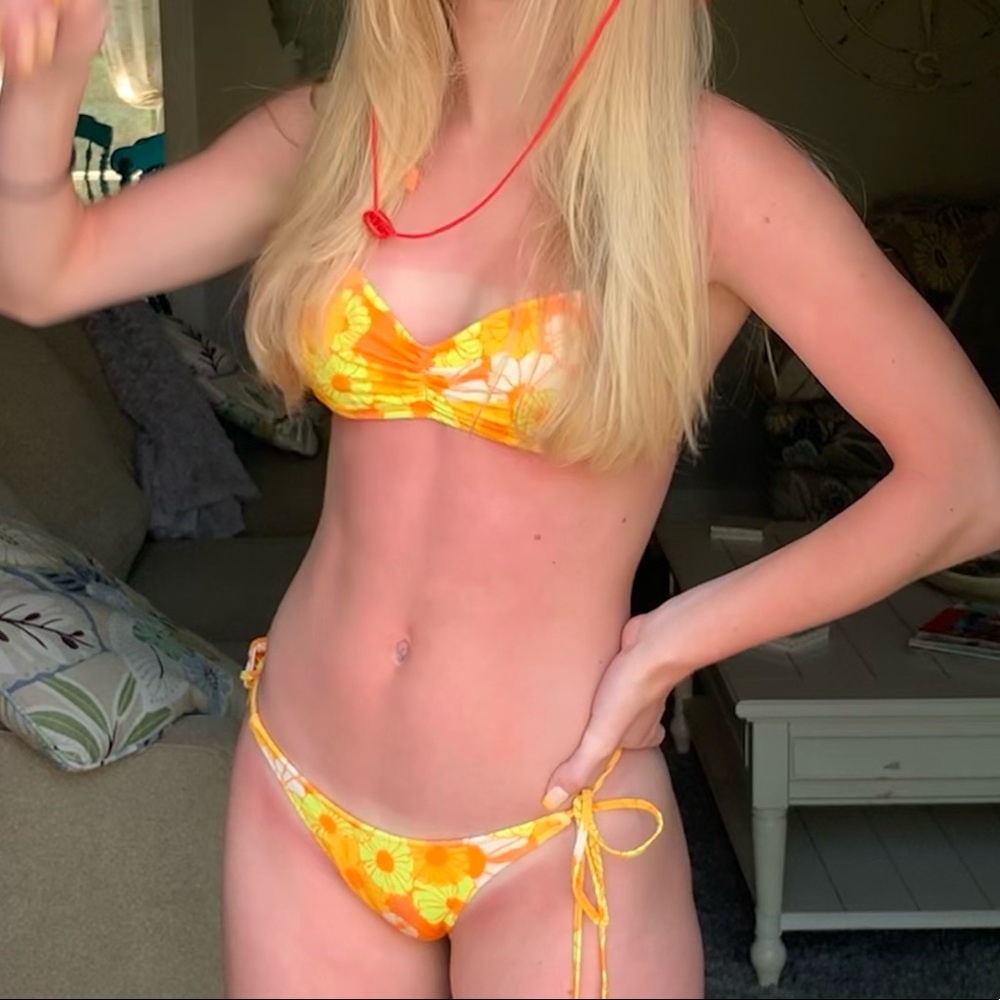 Triangl Greta Pansy Bikini swim suit